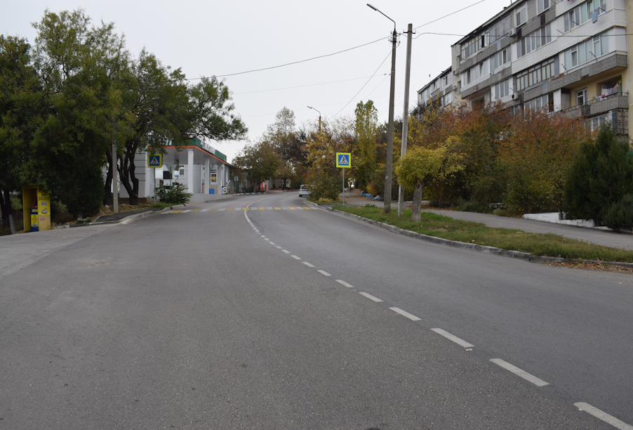 В Севастополе привели в нормативное состояние участок улицы Генерала Коломийца